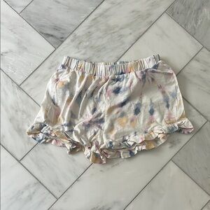 Girls Crewcuts High Waist Pink and Blue Shorts Size 10